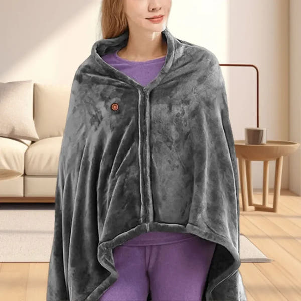 CozyCloud™ Heated Fleece Blanket TM